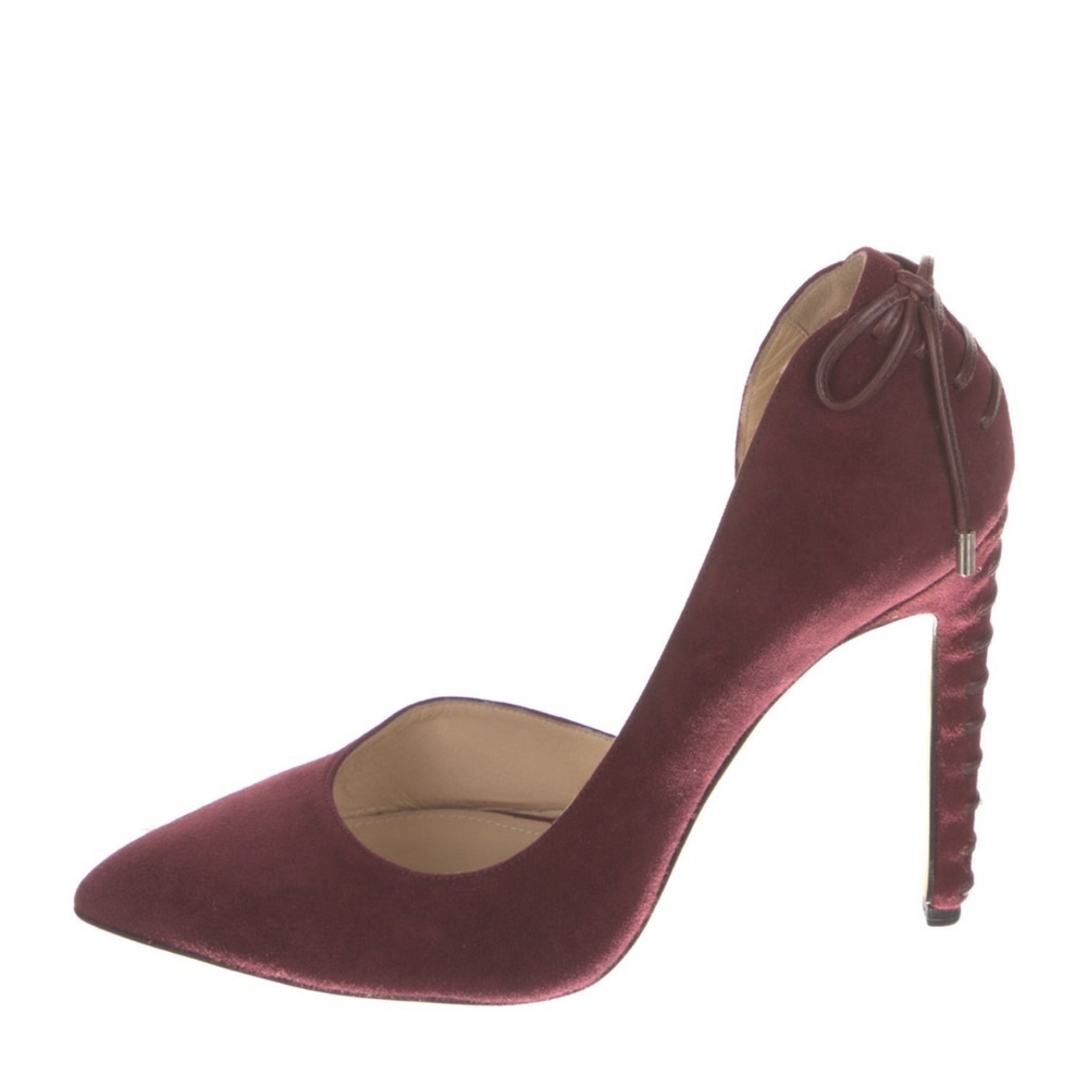Chloé Gosselin Suede D'Orsay Pumps